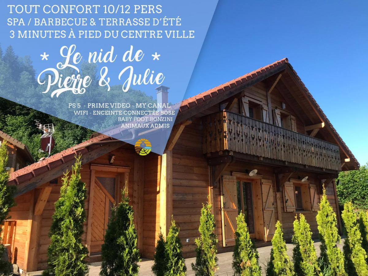 ⁂⁂ Le Nid De Pierre & Julie Cledicihome 2 Pas Du Centre Ville / Spa & Terasse Amenagee ⁂⁂ La Bresse Exterior foto